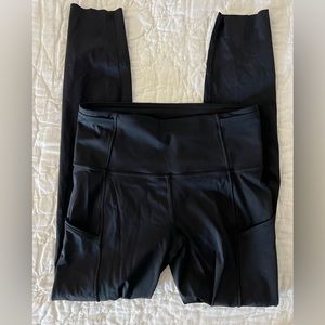 Lululemon Fast and Free Leggings Size 4 in Black